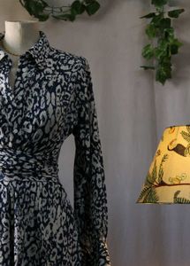 Chic Animal Print Dress