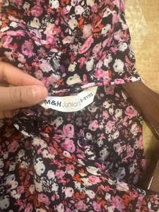 Floral Flutter Sleeve Top