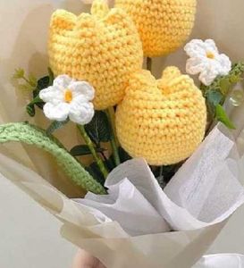 Crochet Tulip Bouquet 💐💐