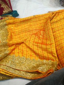 Elegant Embroidered Saree