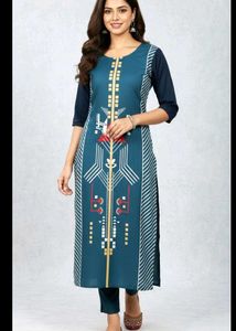 Printed Kurta Set