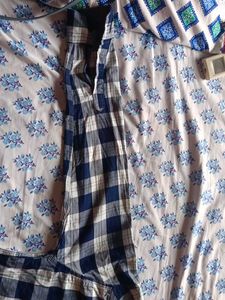 Blue Plaid Flannel Shirt