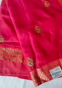 ELEGANT RED SAREE ❤️