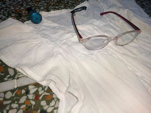Zudio Cute Vintage White Top💌