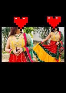 Beautiful multi colour lehenga