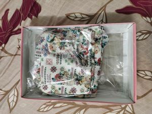 Floral Print Cropped Blazer Set