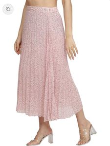 Pleated Midi Skirt