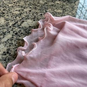 PINK OFF SHOULDER CROP TOP