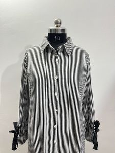 Striped Button-Down Shirt