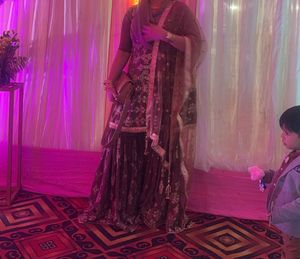 Sharara With A Line Frock
