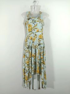 Floral High-Low Dress