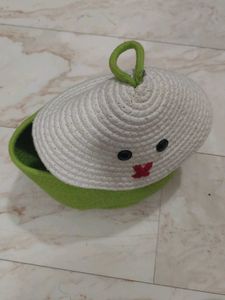 Cute Bunny Storage Box - Green
