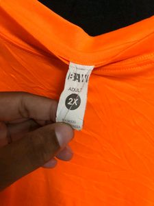Orange Long Sleeve T Shirt