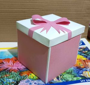 Mini Birthday Gift Explosion Box And Greeting Card
