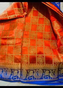 Pattu Saree Contrast Border