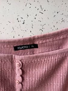 Cute pink crop top