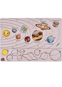 The Relic Treasures Wooden Solar System Puzzle .