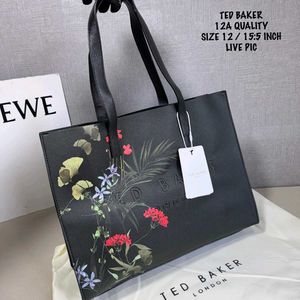 TED BAKER PAPICON LARGE FLORAL PRINT TOTE BAG