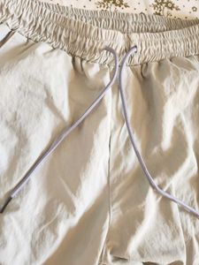 korean beige Cargo Pants