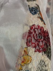 Elegant White Embroidered Dress