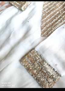Hand Work Embellished Kurta Ser