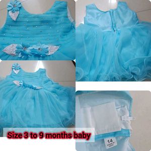 Cute Blue Baby Dress