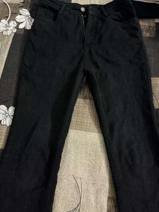 Black Flared Jeans high waist