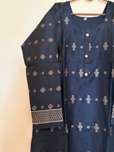 Black Silk Kurti