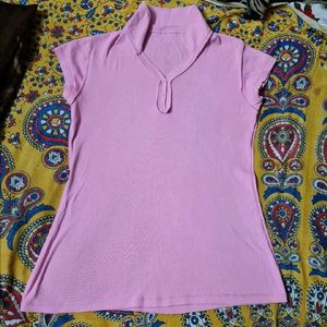Cute Pink Polo T-Shirt