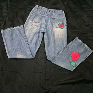 Y2K Style Jeans /denim /bootcut