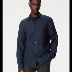 Navy Blue Casual Shirt