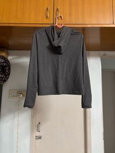Gray Graphic Hoodie