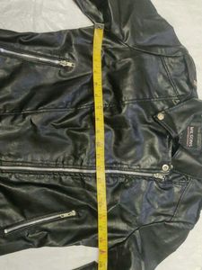 Stylish Black Faux Leather Jacket