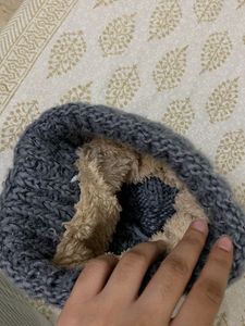 Wool Biene Cap For Kids