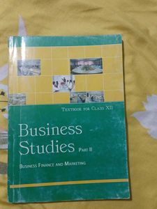 Business Studies NCERT Part 2 Textbook Class 12th