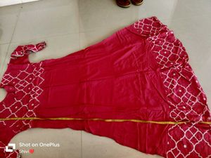 Pink Gawn Kurti