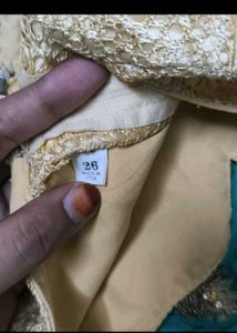 Elegant Gold Ethnic Gown