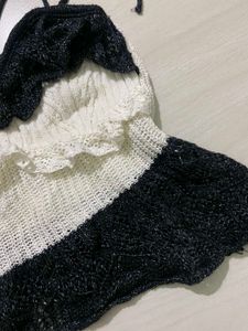 Zara Cute Knit Crop Top