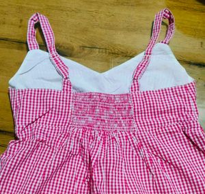Gingham Cami Top
