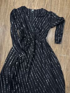 Sparkly Black Maxi Dress