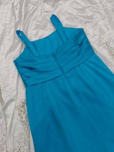 Teal Elegance Beaded Gown💗🎀❤️