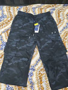 Black And Grey Ralph Lauren Military Jogger