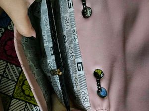 Quilted Pink Shoulder Bag