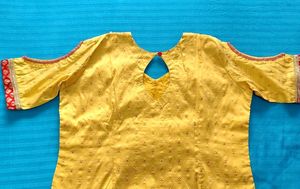 Yellow Cotton Kurta