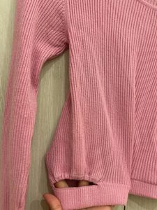 Pink Waist Cutout Top(xxs-xs)