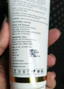 Kiona Face Wash