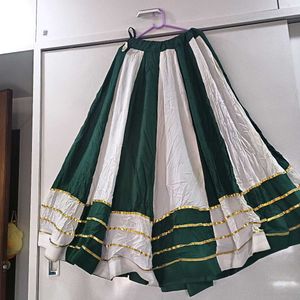 Navratri Green Lengha