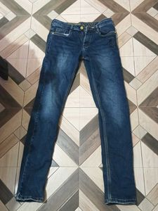 Dark Blue Denim Jeans