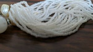 Beaded Statement Necklace With Earrings