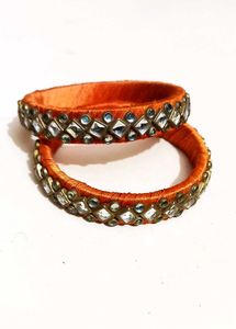 Green Bangles (Set of 2)